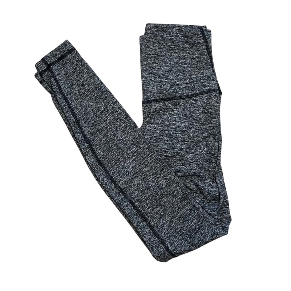 Lululemon Align Wunder Under High Rise Leggings 30" Gray Heathered Yoga Pants 4